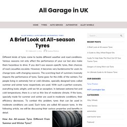 A Brief Look at All-season Tyres - All Garage in UK