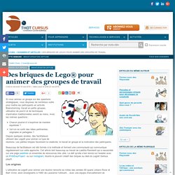 Des briques de Lego® pour animer des groupes de travail