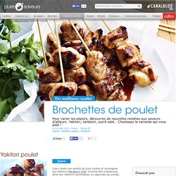 Brochettes de poulet