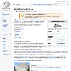 Brookings Institution - Wikipédia - Mozilla Firefox