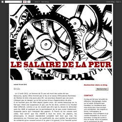 LE SALAIRE DE LA PEUR : ces français qui se sont immolés devant leur lieu de travail, leur foyer d'hébergement...