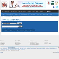Búsqueda por nombre