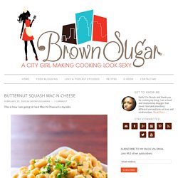 Butternut Squash Mac-n-Cheese - Brown Sugar