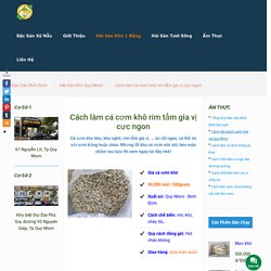 Cách làm cá cơm khô rim tẩm gia vị cực ngon - DỊCH VỤ XỨ NẪU