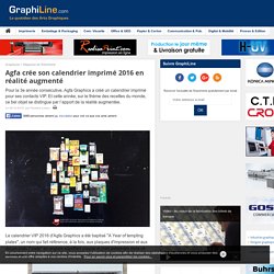 Agfa crée son calendrier imprimé 2016 en réalité augmenté