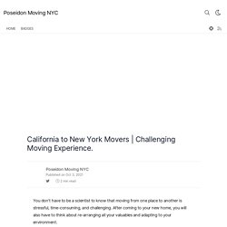 Challenging Moving Experience.
