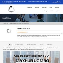 Camera hội nghị quay 180° Maxhub UC M30 – Bao An Telecom