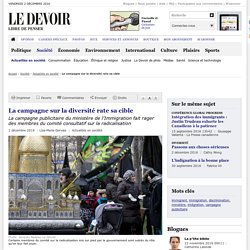 La campagne sur la diversité rate sa cible