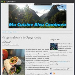 Wraps de canard à la papaye