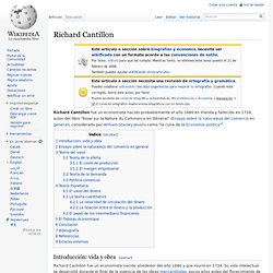 Richard Cantillon