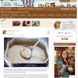 Cauliflower Soup