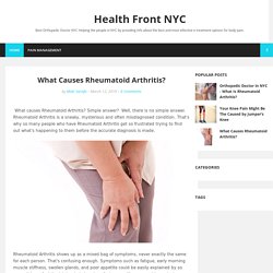 What Causes Rheumatoid Arthritis?
