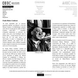 Blaise Cendrars