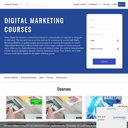 Certified Digital Marketing Courses