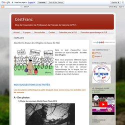 Aborder le drame des réfugiés en classe de FLE