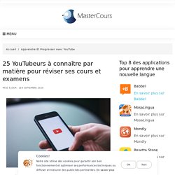 20 chaînes YouTube pour réviser et apprendre en s'amusant