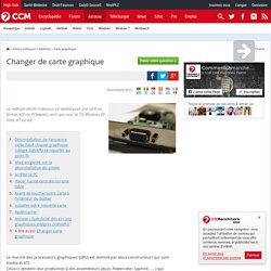 Changer de carte graphique