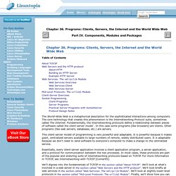 Python - Chapter 36. Programs: Clients, Servers, the Internet and the World Wide Web