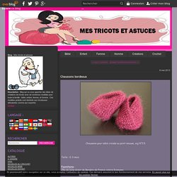 Chaussons bordeaux