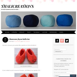 Chaussons façon ballerine