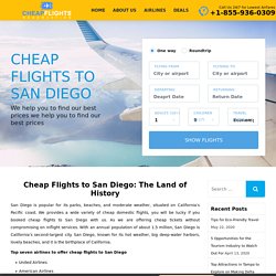 Cheap Flights to San Diego - CheapFlightsReservation