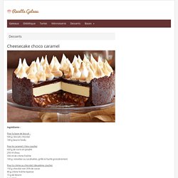 Cheesecake choco caramel