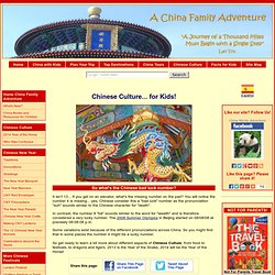 Chinese Culture... for kids!