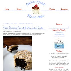 Mini Chocolate Peanut-Butter Icebox Cakes