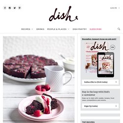 Dark Chocolate and Raspberry Brownie - Dish
