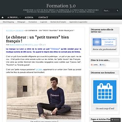 Le chômeur : un "petit travers" bien français !