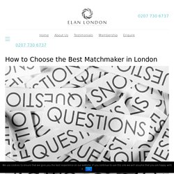 Best Matchmaker in London