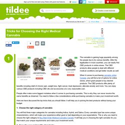 Tricks for Choosing the Right Medical Cannabis