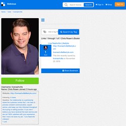 Chris Rosen's Bookmarks (User livenashville)