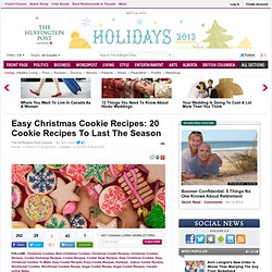 Easy Christmas Cookie Recipes: 20 Cookie Recipes To Last The Season