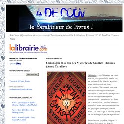 Chronique : La Fin des Mystères de Scarlett Thomas (Anne Carrière)