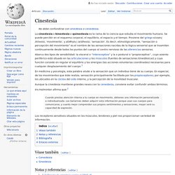 Cinestesia