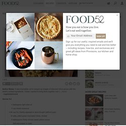 Citrus Olive Couscous recipe from Food52