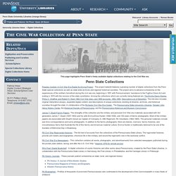 The Civil War Collection at Penn State