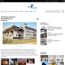 Palace of the Assembly / Le Corbusier