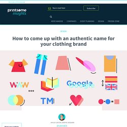 Clothing Brand Name Ideas: The Infographic