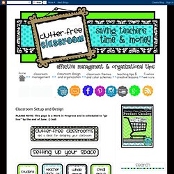 Classroom Setup and Design