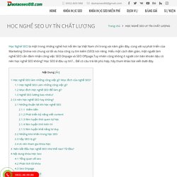 Có nên học nghề SEO không? Học nghề seo ở đâu uy tín?