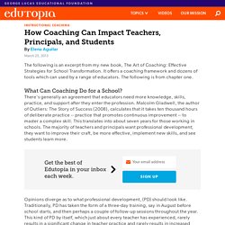 How Coaching Can Impact Teachers, Principals, and Students