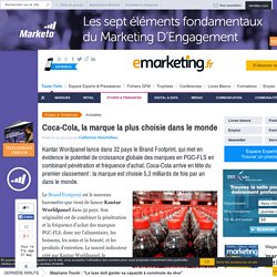 Coca-Cola, la marque la plus choisie dans le monde