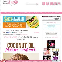 Coconut Oil Moisture Treatment