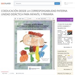 ⭐COEDUCACIÓN DESDE LA CORRESPONSABILIDAD PATERNA UNIDAD DIDÁCTICA PARA INFANTIL Y PRIMARIA