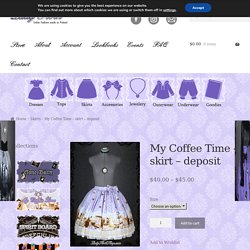 My Coffee Time – skirt – deposit – Lady Sloth