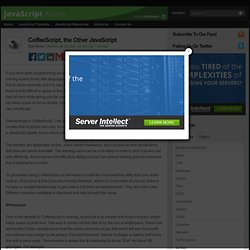 Javascript tutorials, tips, and articles