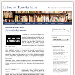 Cogito « Charlie » ergo sum