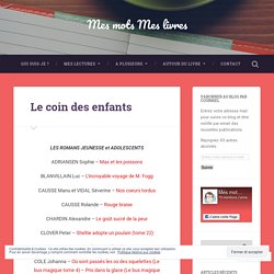 Le coin des enfants – Mes mots Mes livres